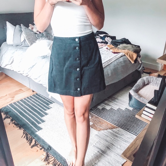 American Apparel Dresses & Skirts - American Apparel black jean skirt
